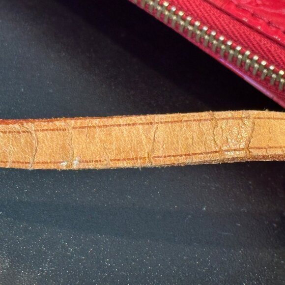 Louis Vuitton Vernis Ikat Pochette Accessoire Wristlet- hot pink! - Picture 13 of 14